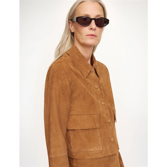By Malene Birger Annie ruskindsjakke, Rusty Sand